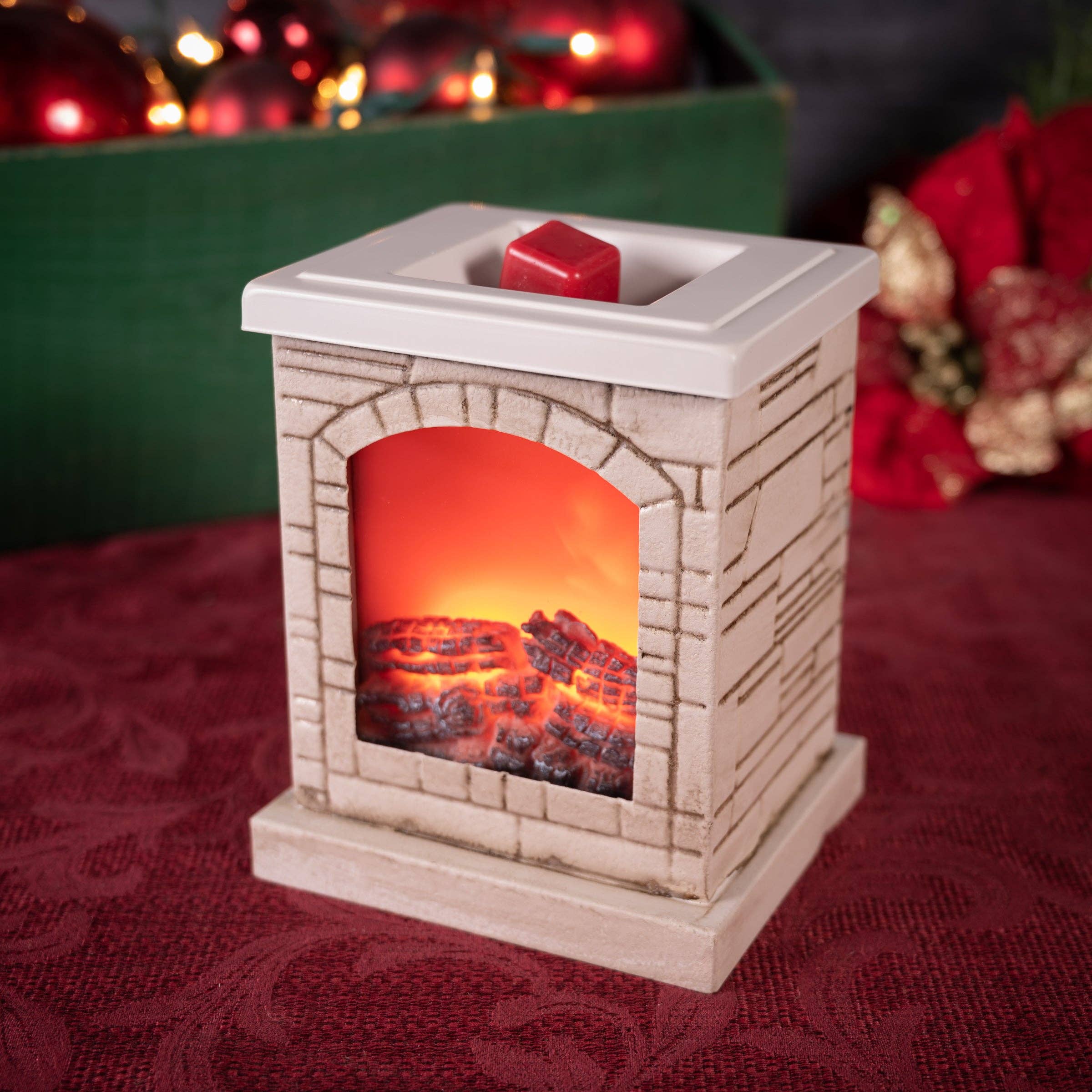 Stacked Stone Fireplace Fragrance and Wax Warmer